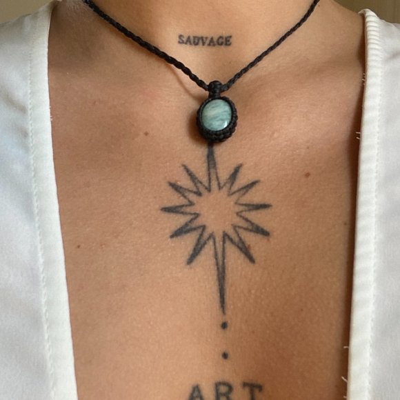 Collier artisanal - Turquoise - Picture 2 of 4